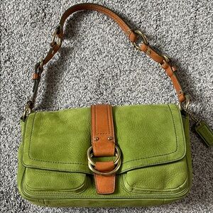 COACH Chelsea Y2K Green Nubuc Leather/suede New Without Tags Bag